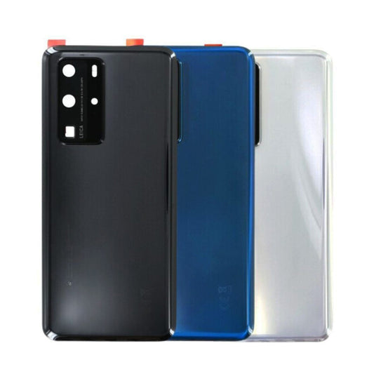 Back Glass Cover With Camera Lens For Huawei P40 Pro