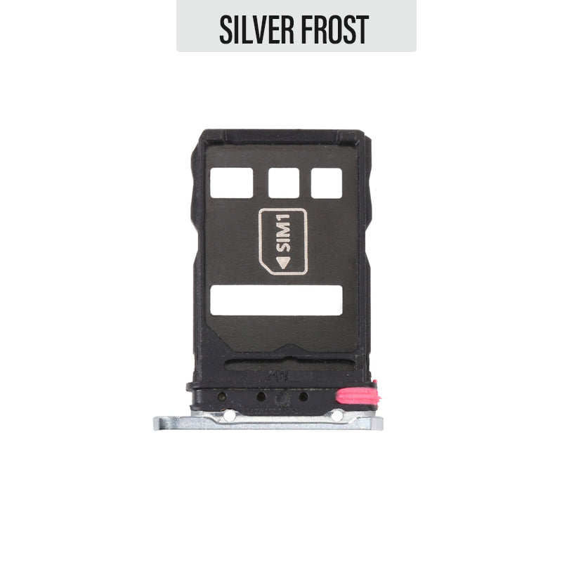 SIM Card Tray for Huawei P40 Pro- Silver Frost