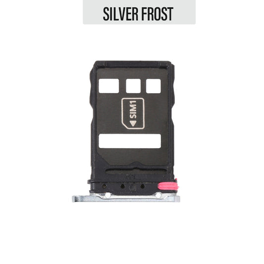 SIM Card Tray for Huawei P40 Pro- Silver Frost