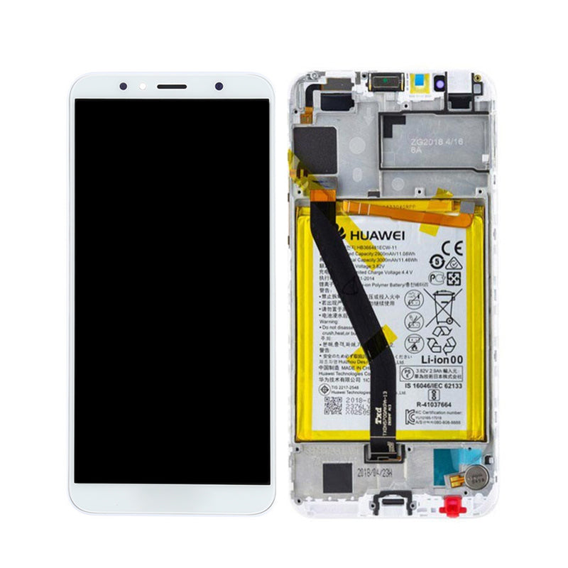 Huawei Y6 2018/Honor 7A/ 7A Pro LCD Touch Screen Assembly with Frame-White