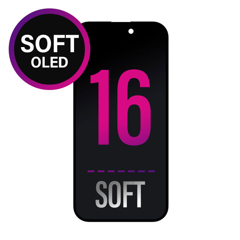 iPhone 16 Screen Replacement Assembly -SOFT OLED