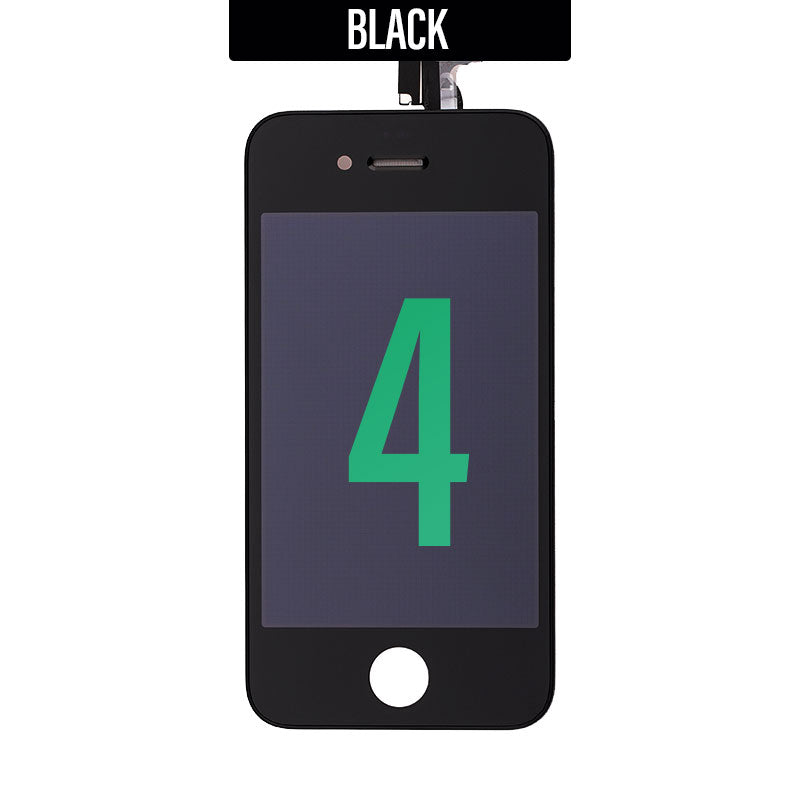 LCD Touch Screen Assembly For iPhone 4 - Black