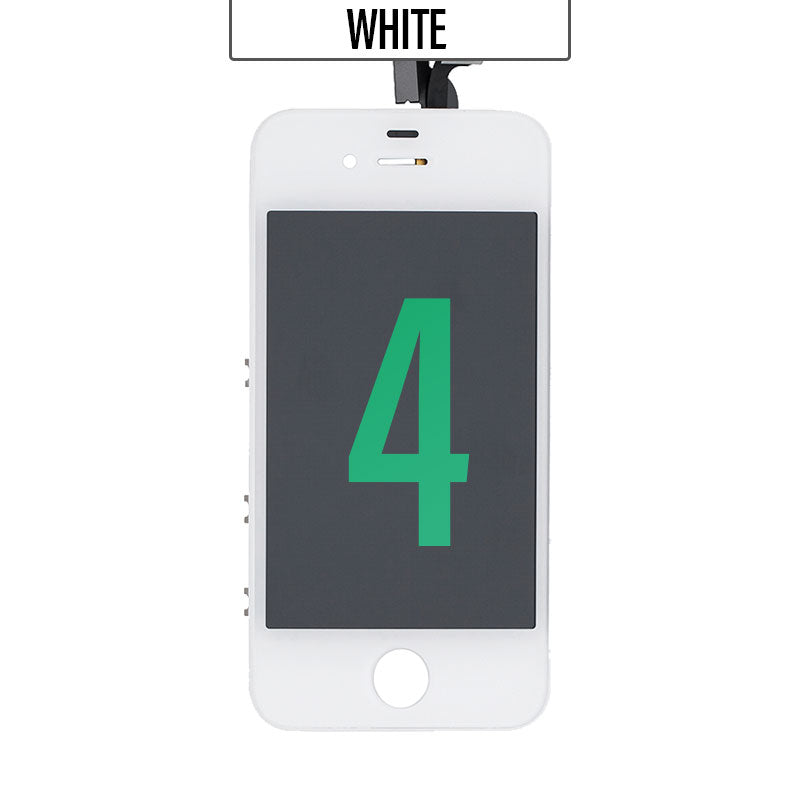 LCD Touch Screen Assembly For iPhone 4 - White