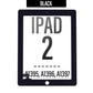 Touch Screen Digitizer with Adhesive Tape For iPad 2 - Black