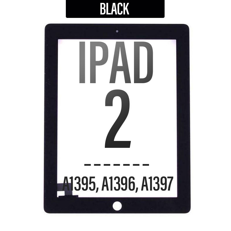 Touch Screen Digitizer with Adhesive Tape For iPad 2 - Black