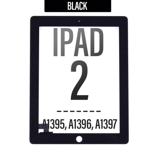 Touch Screen Digitizer with Adhesive Tape For iPad 2 - Black