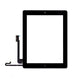 Full Assembly Touch Screen Digitizer with Home Button and Adhesive Tape For iPad 4 - Black