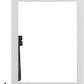 Full Assembly Touch Screen Digitizer with Home Button and Adhesive Tape For iPad 4 - White