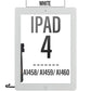 Full Assembly Touch Screen Digitizer with Home Button and Adhesive Tape For iPad 4 - White
