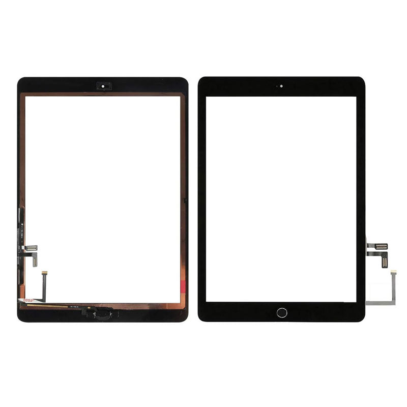 Touch Screen Digitizer Home Button Assembly With Adhesive For iPad  5th Gen - Black