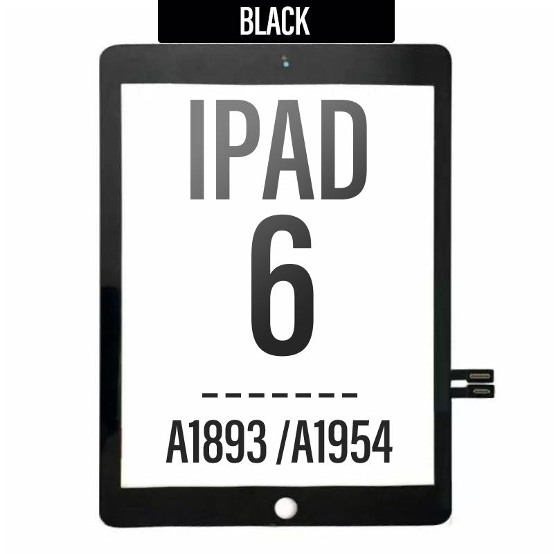 Touch Screen Digitizer with Adhesive For iPad 6th Gen 2018 (A1893/A1954) - Black (No Home Button) (Copy)