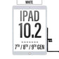 Touch Screen Digitizer with Adhesive For iPad 7th Gen/ 8th Gen/ 9th Gen (10.2 inch) - White (With Home Button)