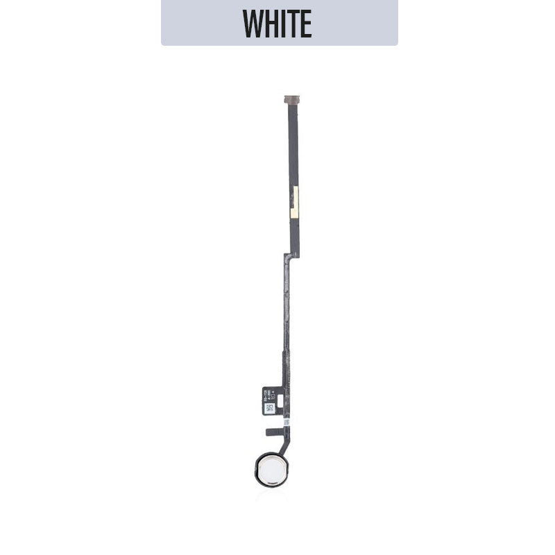 Home Button Flex Assembly For iPad 7th Gen/ 8th Gen (10.2 inch) - White, AAA HIGH COPY