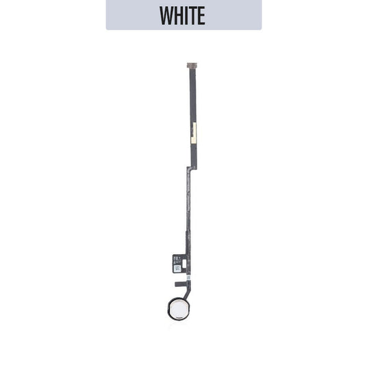 Home Button Flex Assembly For iPad 7th Gen/ 8th Gen (10.2 inch) - White, AAA HIGH COPY