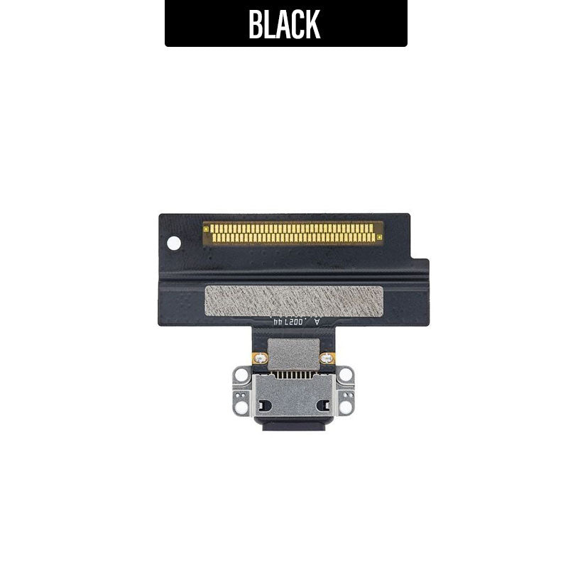 Charging Port Flex (Needs Soldering) For iPad Air 3 - Black