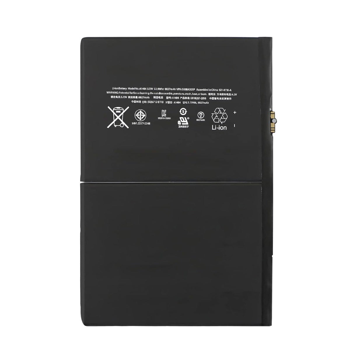 Battery Compatible For iPad Air 1 / iPad 5 (2017) / iPad 6 (2018) / iPad 7 (2019) / iPad 8 (2020) / iPad 9 (2021)