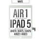 Touch Screen Digitizer With Adhesive Tape For iPad Air/ 5th Gen - White