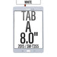 Touch Screen Digitizer For Galaxy Tab A 8.0 T355 - White