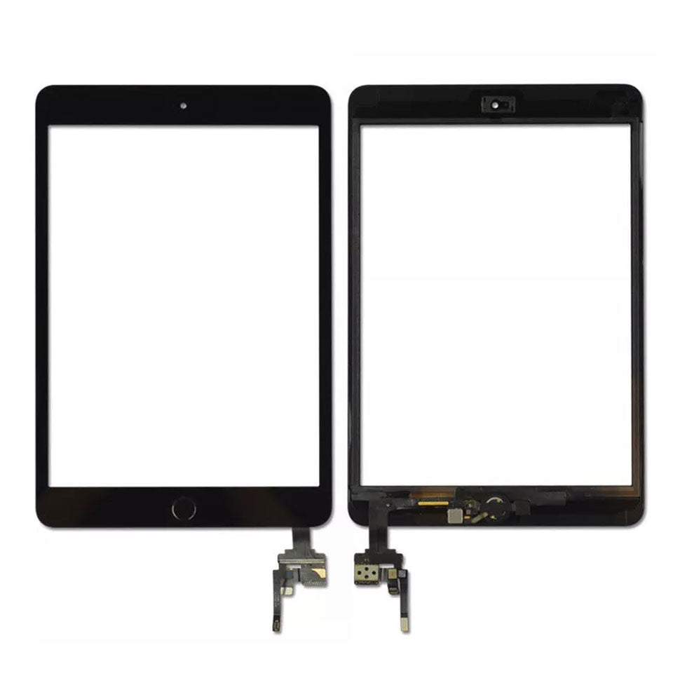 Touch Screen Digitizer Home Button Assembly with IC For iPad Mini 3 - Black