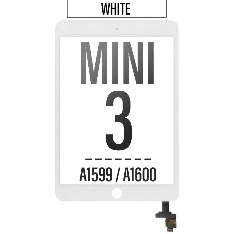 Touch Screen Digitizer with IC Assembly For iPad Mini 3 - White