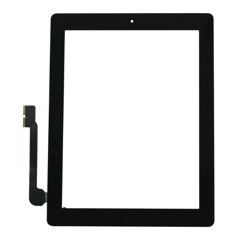 Touch Screen Digitizer with Home Button and Adhesive tape For iPad 3 - Black