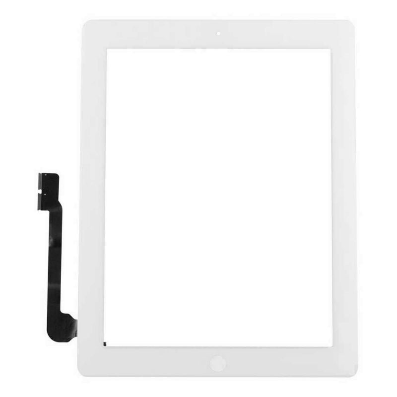 Touch Screen Digitizer with Home Button and Adhesive tape For iPad 3 - White