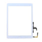 Touch Screen Digitizer Home Button Assembly With Adhesive For iPad Air - White