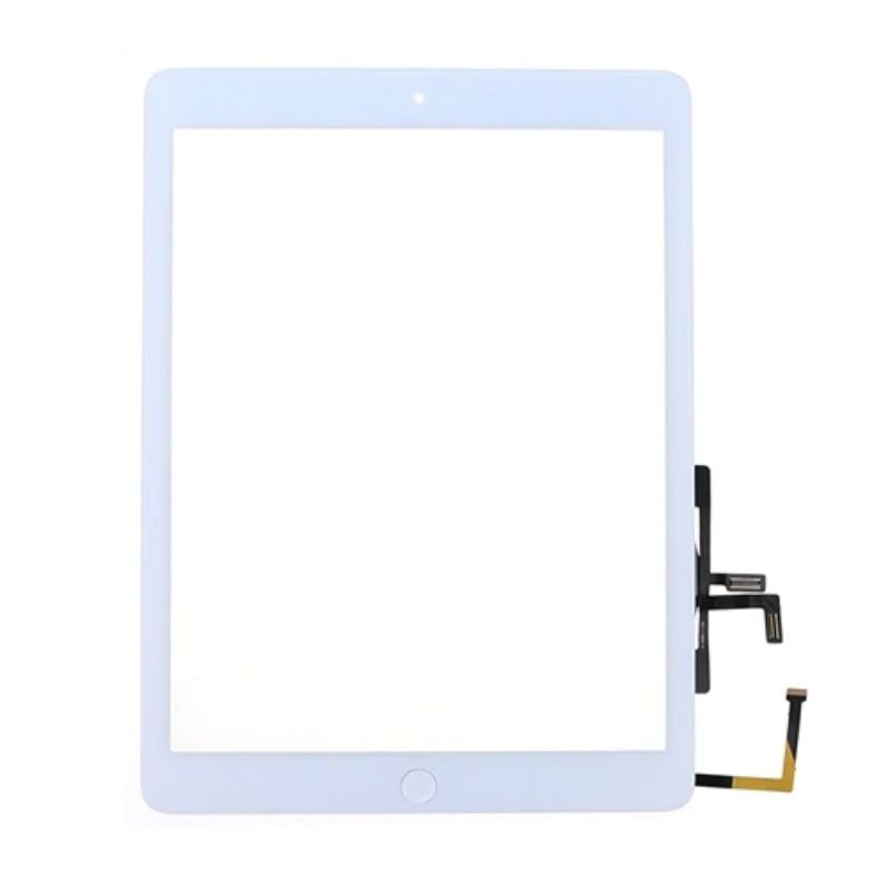 Touch Screen Digitizer Home Button Assembly With Adhesive For iPad Air - White