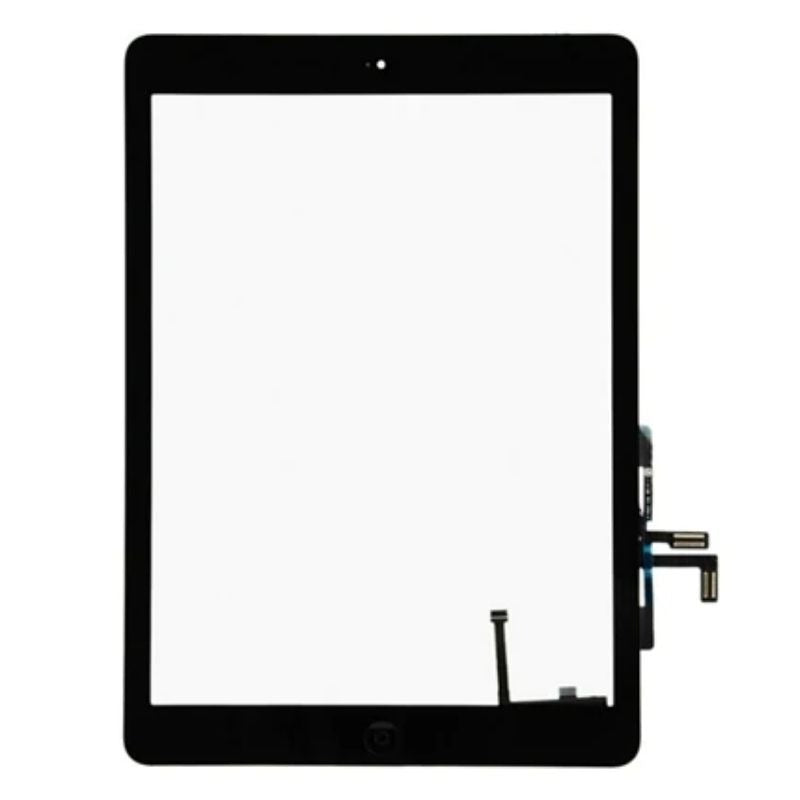 Touch Screen Digitizer Home Button Assembly With Adhesive For iPad Air - Black