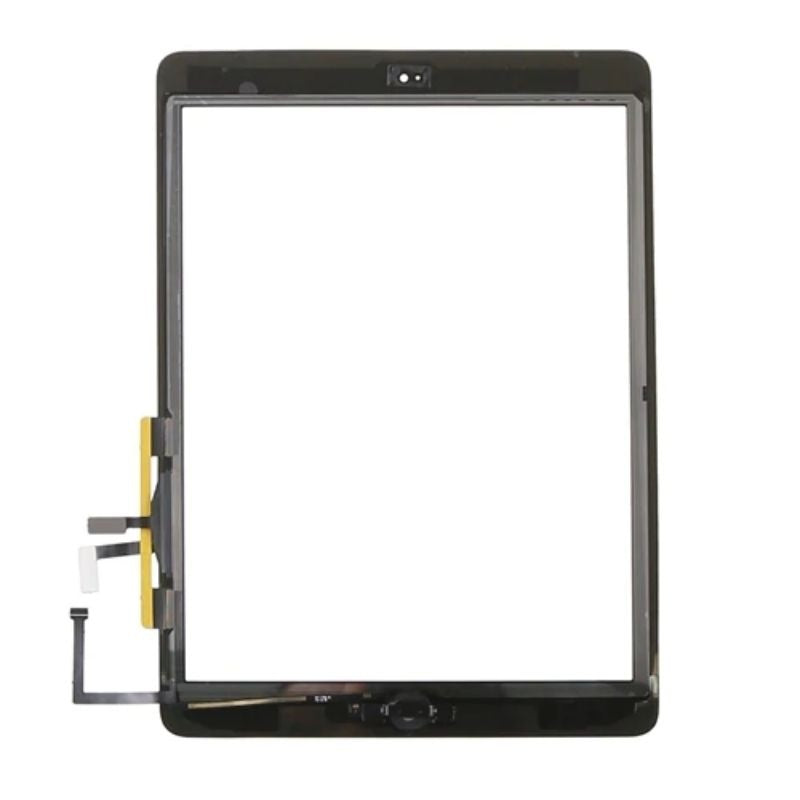 Touch Screen Digitizer Home Button Assembly With Adhesive For iPad Air - Black
