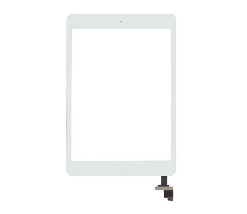 Touch Screen with Home Button IC Module Assembly For iPad Mini/ Mini 2 -White