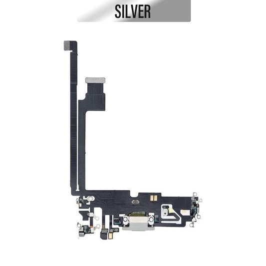 iPhone 12 Pro Max Charging Port Flex With IC - Silver