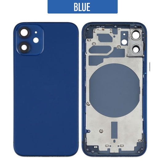 iPhone 12 Mini Back Housing Only ( No Parts ) - Blue