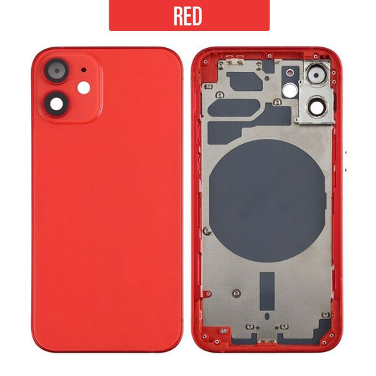 iPhone 12 Mini Back Housing Only ( No Parts ) - Red