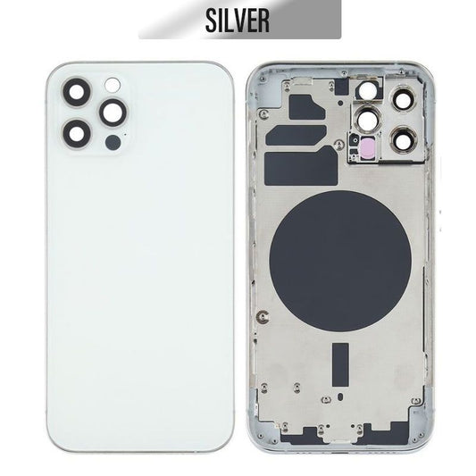 iPhone 12 Pro Back Housing Only ( No Parts ) - Silver