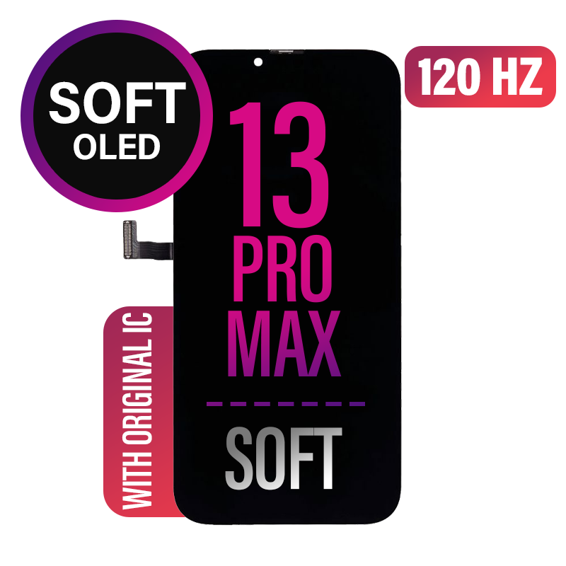 iPhone 13 Pro Max Screen Replacement Assembly -SOFT OLED Soldered Original IC
