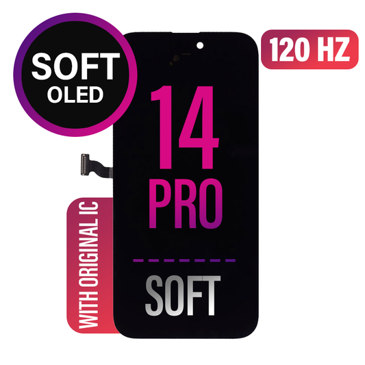 iPhone 14 Pro Screen Replacement Assembly - SOFT OLED-Soldered Original IC