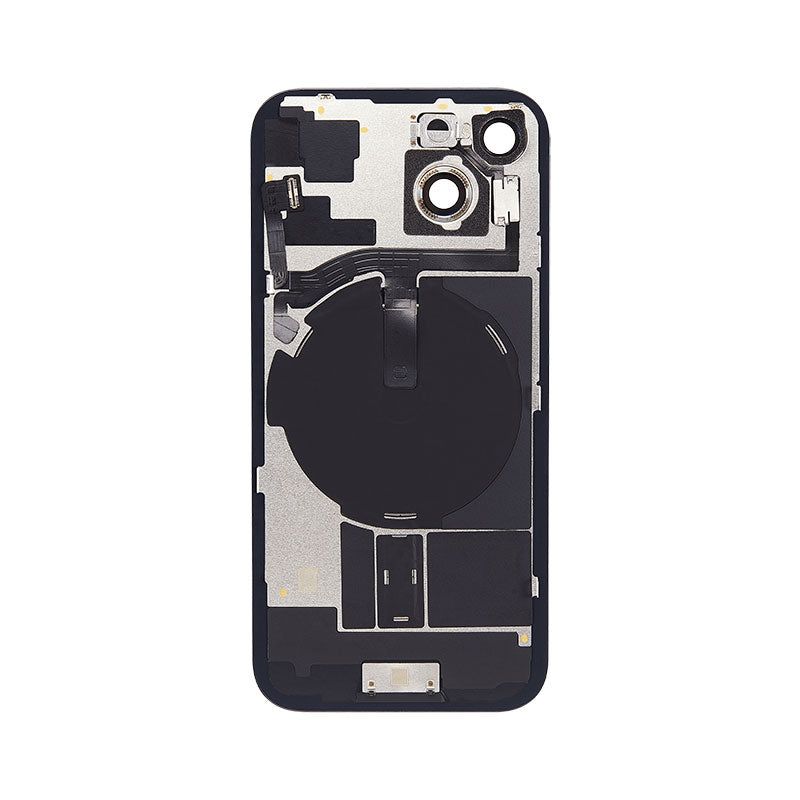 Back Glass Cover For iPhone 15 Plus (With Camera Frame and Wireless Charging Flex)