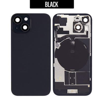 Back Glass Cover For iPhone 15 (With Camera Frame and Wireless Charging Flex)