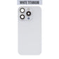 iPhone 15 Pro Max Back Glass Cover (With Camera Frame and Magsafe Magnet)