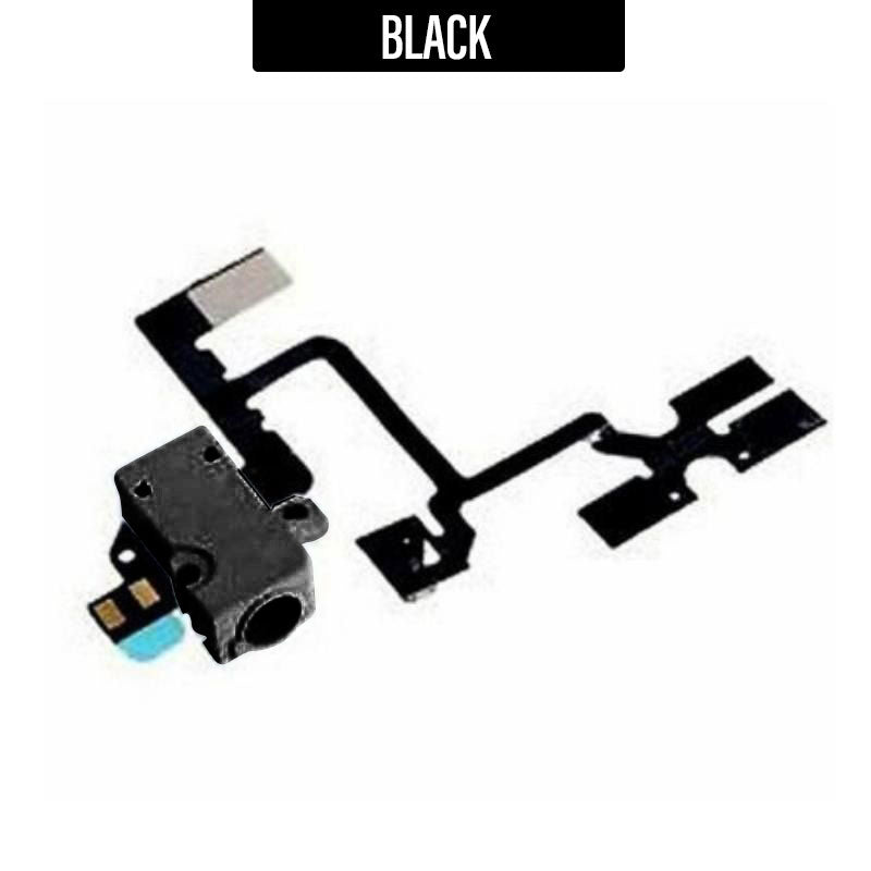 Volume Button Flex Cable with Handsfree Port For iPhone 4 - Black