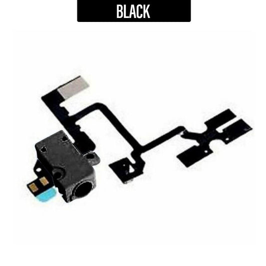 Volume Button Flex Cable with Handsfree Port For iPhone 4 - Black