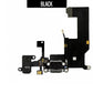 Charging Port Flex Handsfree Port Cable with Mic For iPhone 5 - Black