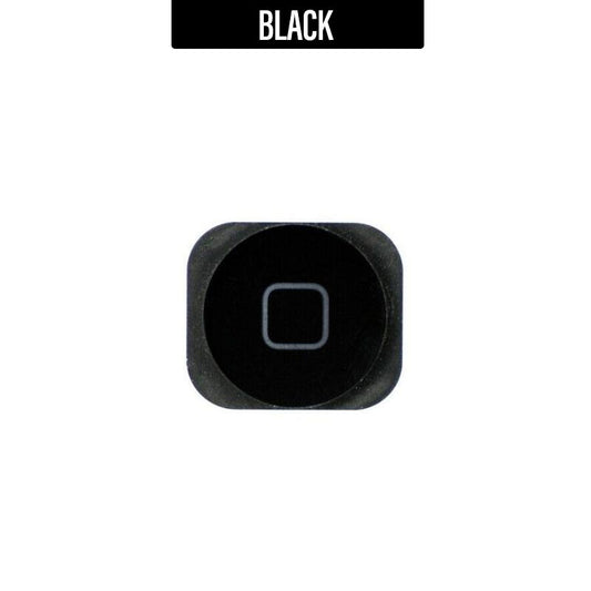 Home Button with Rubber Ring For iPhone 5 - Black