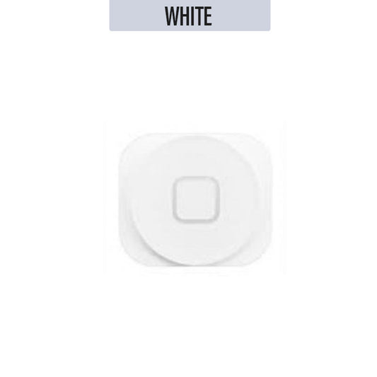Home Button with Rubber Ring For iPhone 5 - White