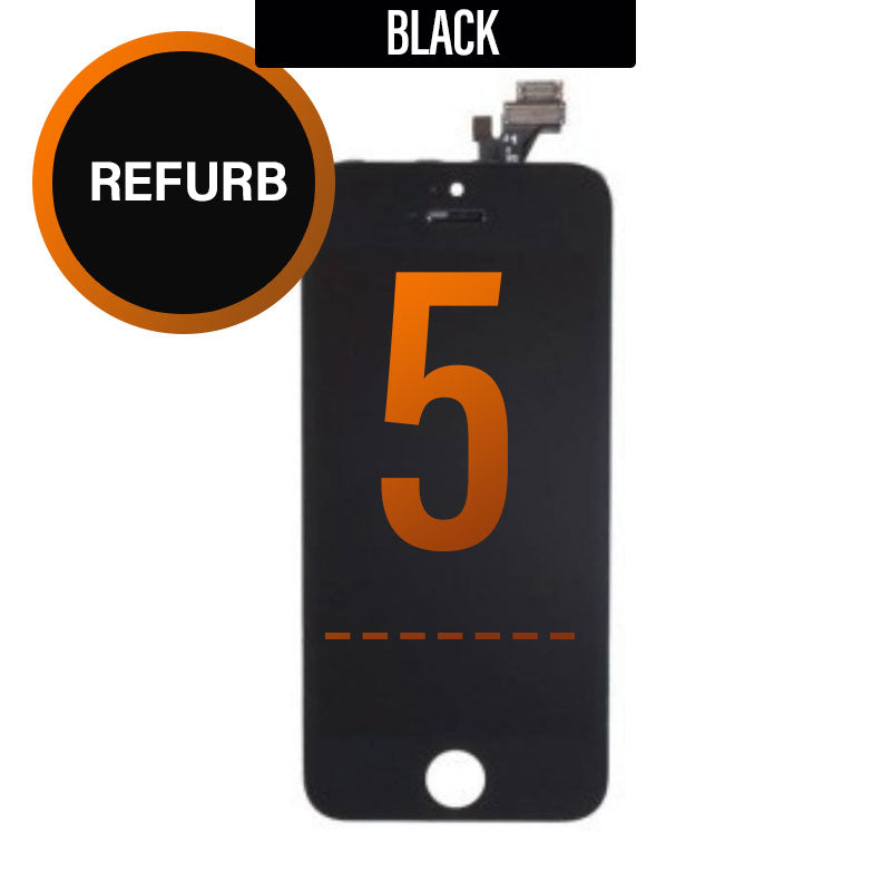 LCD Touch Screen Assembly For iPhone 5 - Black, Refurbished