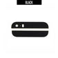 Upper Lower Glass for Back Cover For iPhone 5 - Black