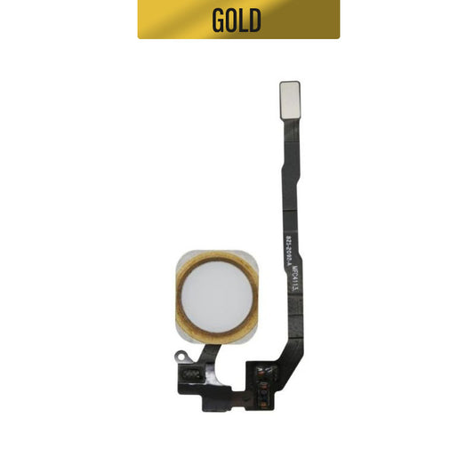 Home Button Flex Cable Full Assembly For iPhone 5S / SE - Gold