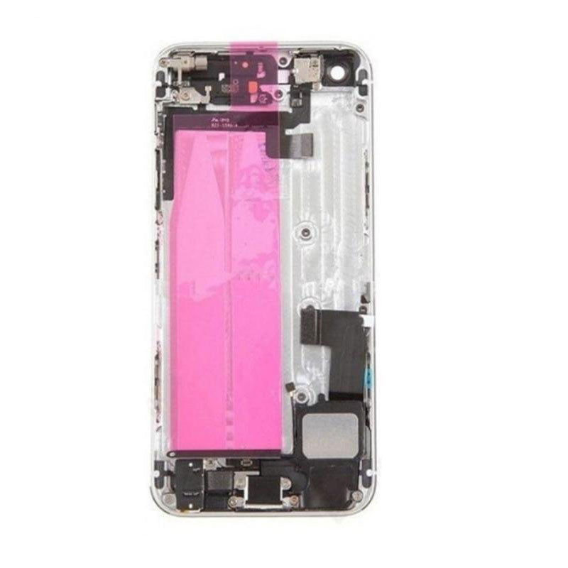 Back Housing with Parts For iPhone 5S - White