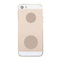 Back Housing with Parts For iPhone 5S - Gold
